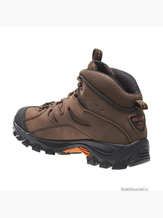 Steel Toe Mid Height Work Boot Lace-Up Leather Men\'s Boots main image 5